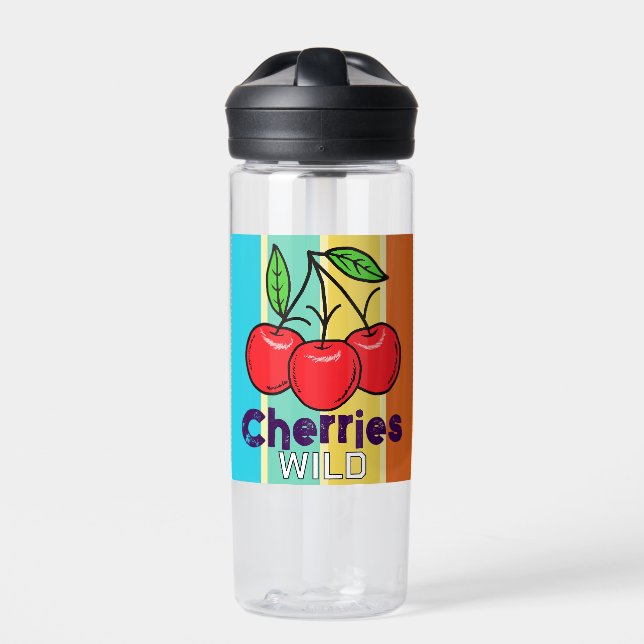 Cherries Water Bottle (Front)