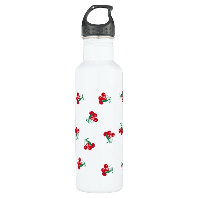Cherries Water Bottle (Front)
