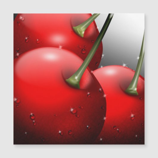 Cherries with Dew Drops (Front)