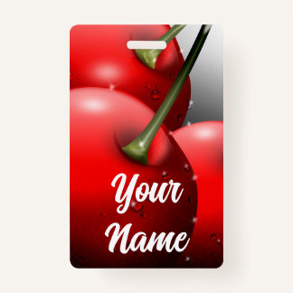 Cherries with Dew Drops Badge