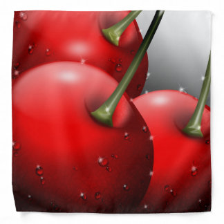 Cherries with Dew Drops Bandana