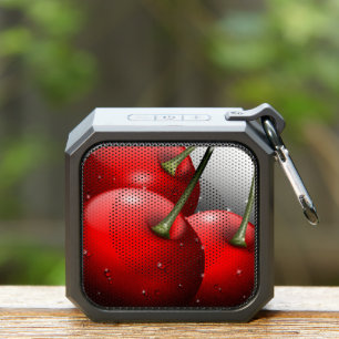 Cherries with Dew Drops Bluetooth Speaker