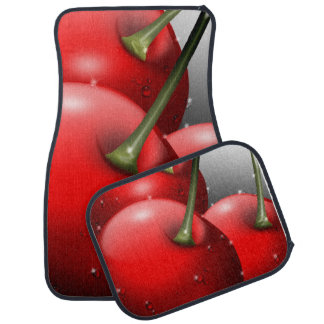 Cherries with Dew Drops Car Floor Mat
