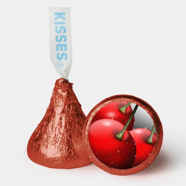 Cherries with Dew Drops Hershey®'s Kisses® (Front)