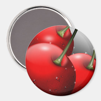 Cherries with Dew Drops Magnet