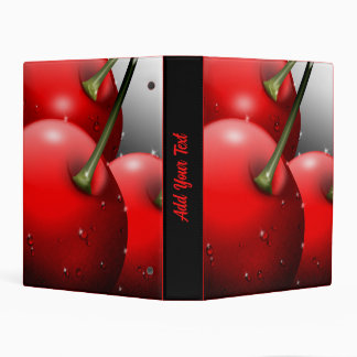 Cherries with Dew Drops Mini Binder
