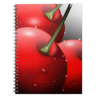 Cherries with Dew Drops Notebook
