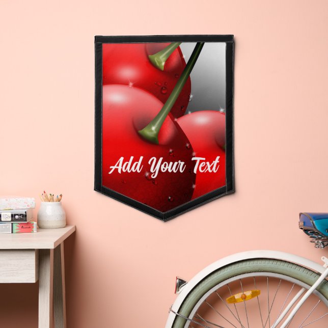 Cherries with Dew Drops Pennant (Insitu 2)