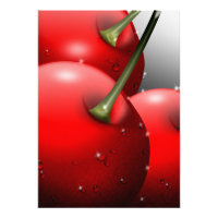 Cherries with Dew Drops