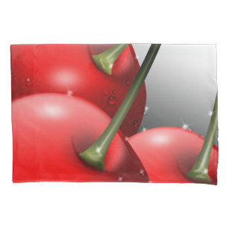 Cherries with Dew Drops Pillow Case