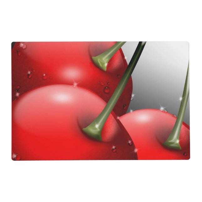 Cherries with Dew Drops Placemat (Front)