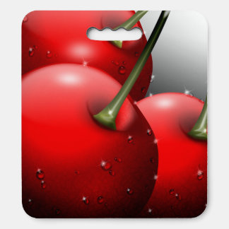 Cherries with Dew Drops Seat Cushion