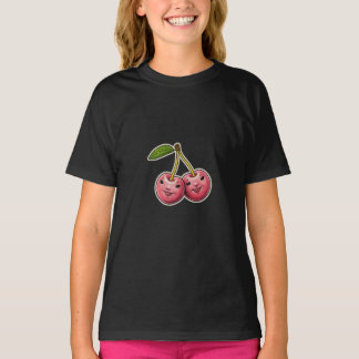 cherries with happy faces T-Shirt