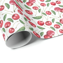 Cherries Wrapping Paper