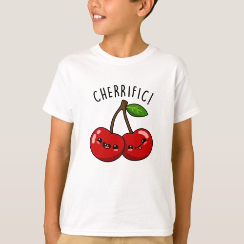 Cherrific Funny Red Cherry Pun  T_Shirt