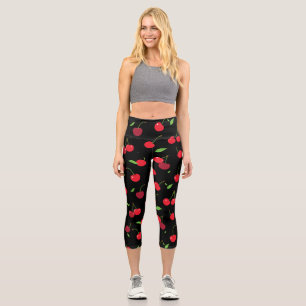 Cherry 2 capri leggings