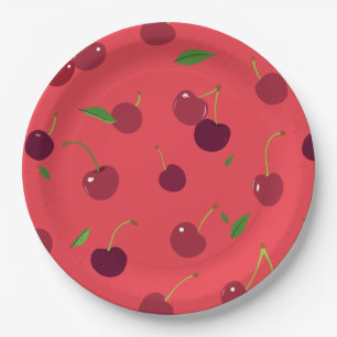 Cherry 5 paper plates