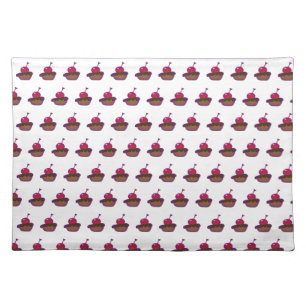 Cherry And Chocolate Cloth Placemat