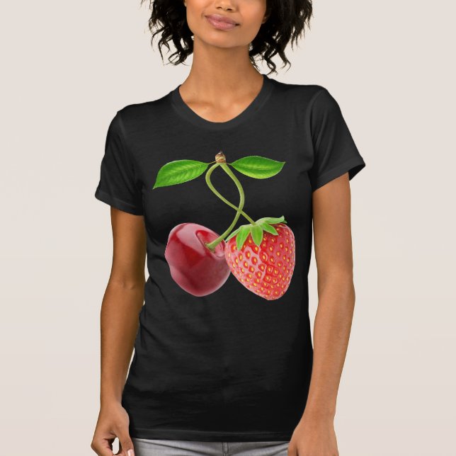 Cherry and strawberry together T-Shirt (Front)