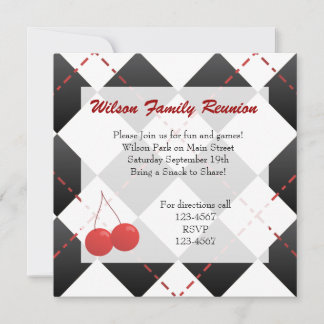 Cherry Argyle Invitation
