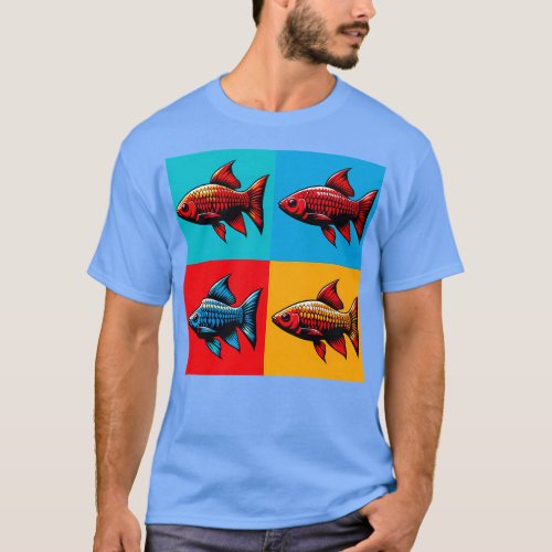 Cherry Barb Cool Tropical Fish T_Shirt