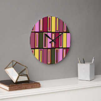Cherry Berry Rhythm Large Clock