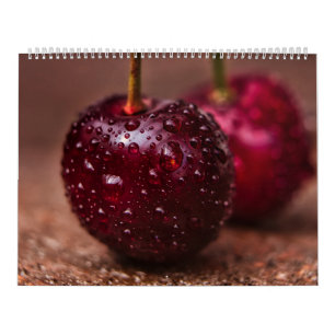 Cherry Berry Seasonal Fruit Blossom new year Calendar