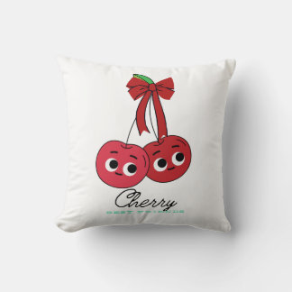 CHERRY BEST FRIEND THROW PILLOW