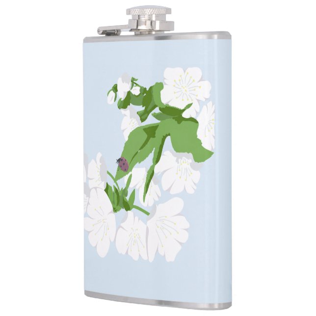 Cherry bkossom  flask (Left)