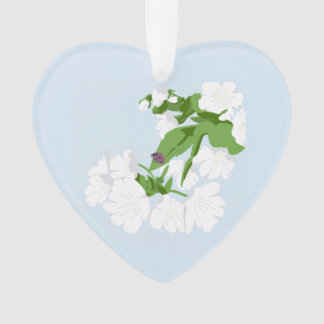 Cherry bkossom ornament