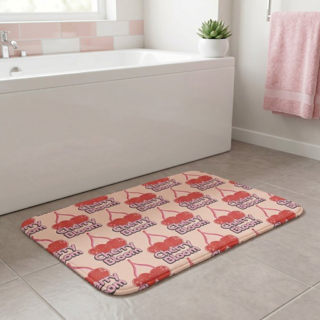 Cherry Bloom Bath Mat (Creator Uploaded)