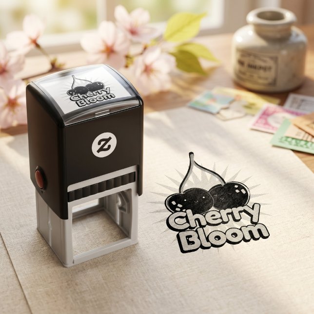 Cherry Bloom Self-inking Stamp (Creator Uploaded)