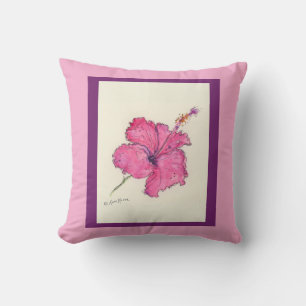 Cherry Bloom Throw Pillow