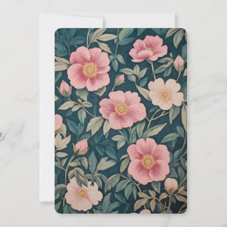 Cherry Blooms Spring Baptism Invitation