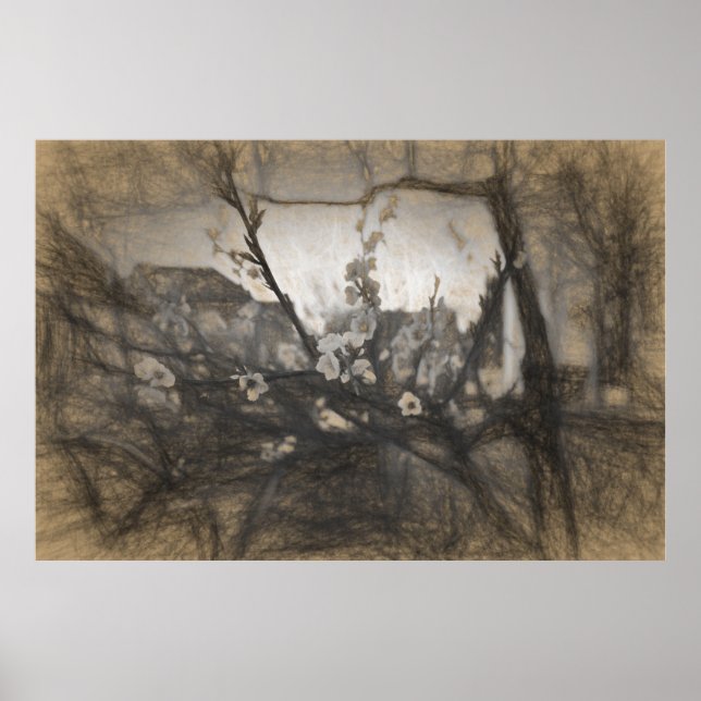 Cherry blosom impression poster (Front)