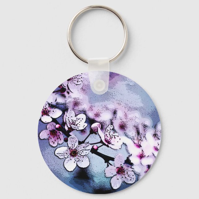 Cherry Blosom Keychain (Front)