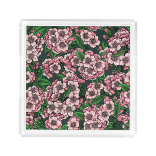 Cherry blossom 2 acrylic tray
