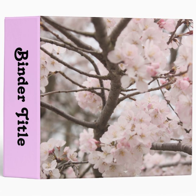 Cherry Blossom 2" Binder (Front/Spine)