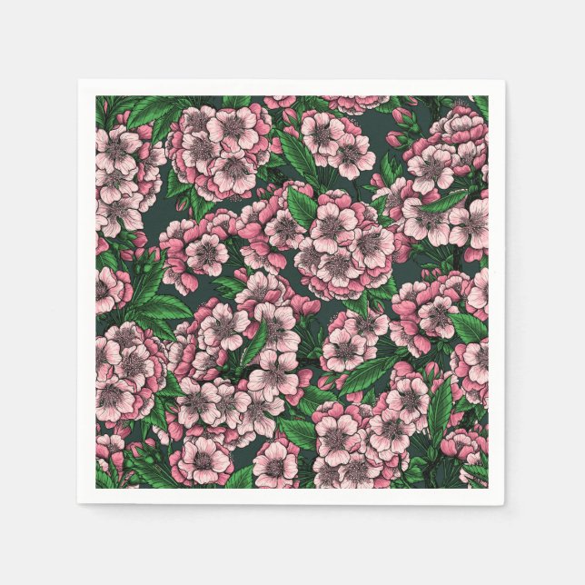 Cherry blossom 2 napkins (Front)