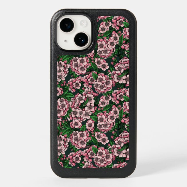 Cherry blossom 2 otterbox iPhone case (Back)