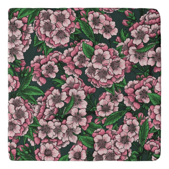 Cherry blossom 2 trivet (Front)
