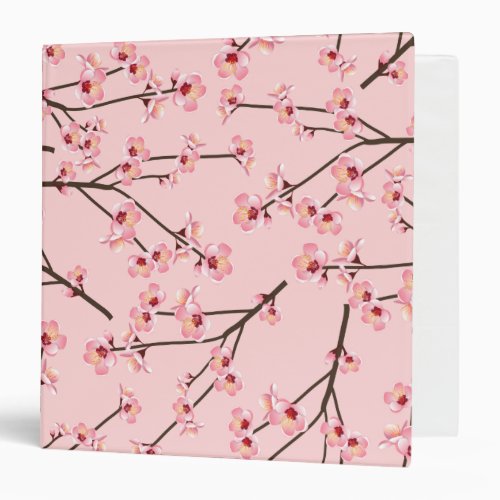 Cherry Blossom 3 Ring Binder