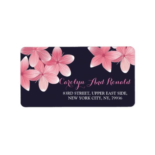 Cherry Blossom   Address Label