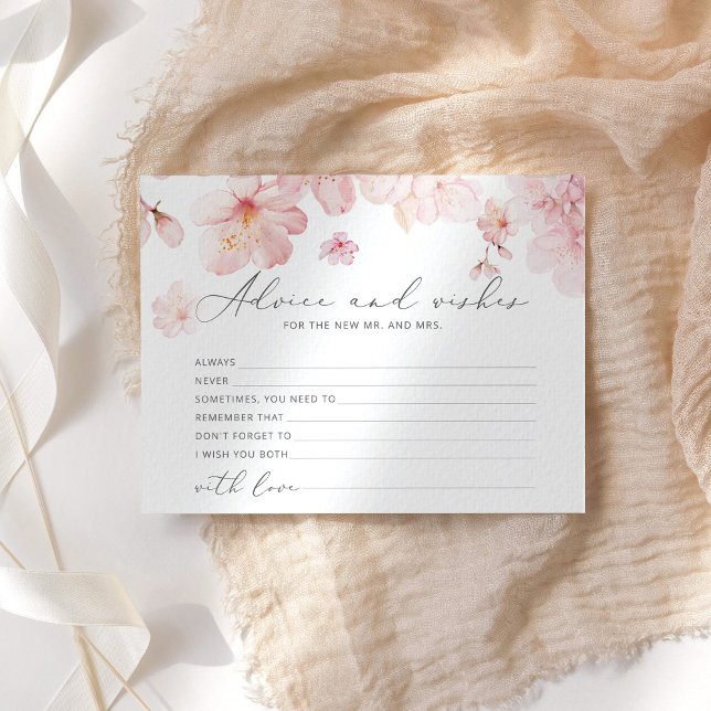 Cherry blossom advice and wishes bridal shower (Creator Uploaded)