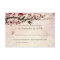 Cherry Blossom and love birds wedding RSVP
