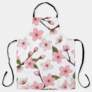 Cherry blossom apron