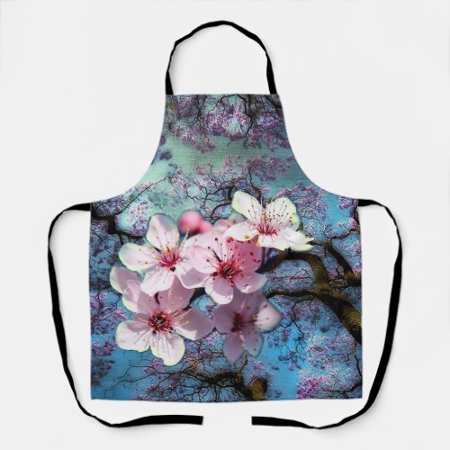 Cherry blossom  apron