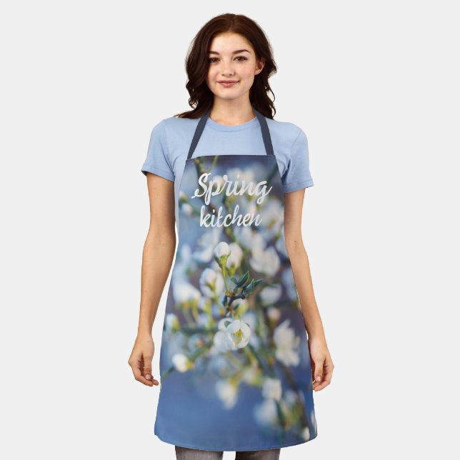 Cherry blossom apron (Worn)