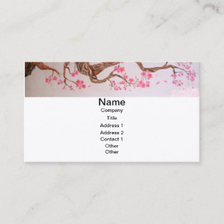 Cherry Blossom Art Business Card
