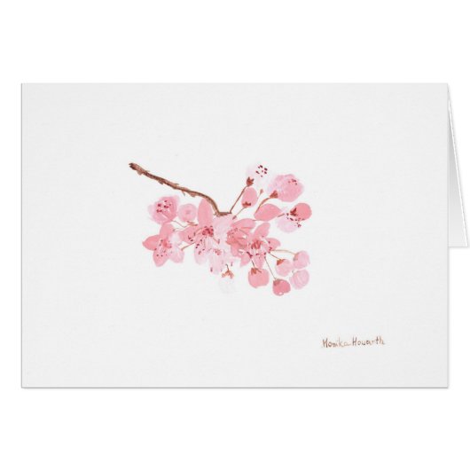 cherry blossom art cards (Front Horizontal)